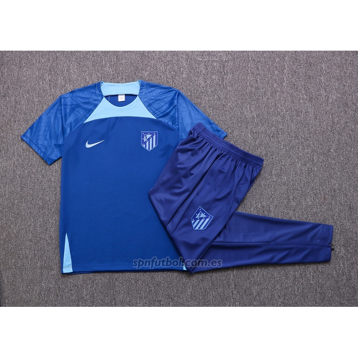Chandal del Atletico Madrid Manga Corta 2022-2023 Azul